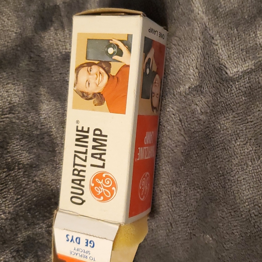 NOS General Electric Quartzline Lamp bulb replacement.